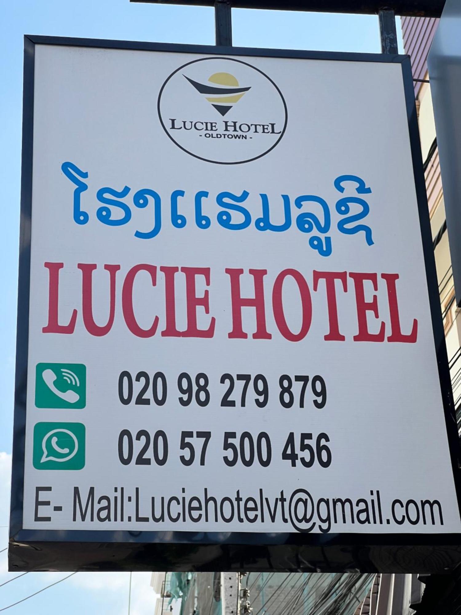 Lucie Hotel Vientián Exterior foto